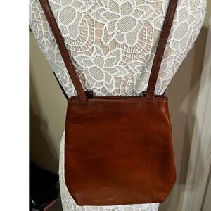 Del Monte Brown Italian Leather Convertible Backpack Shoulder Bag-Quiet Luxury